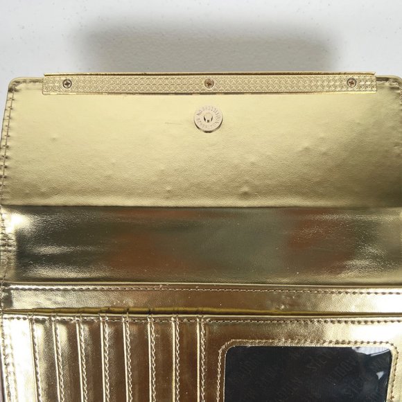 STEVE MADDEN Blush Floral Multi Logo Bar Trifold Wallet Wristlet NEW WITH TAG!!! - Picture 8 of 16